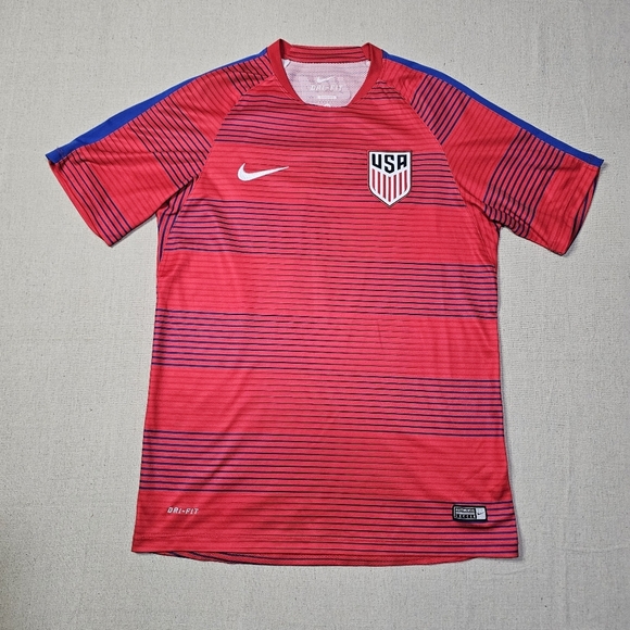 Nike Authentic USA National Team Soccer Training 2016/17 Jersey Size Medium - Picture 1 of 8